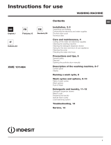 Indesit XWE 101484X WSSS EU Owner's manual