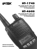 INTEK HT-460S/SCR Owner's manual