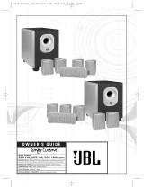JBL Simply Cinema SCS 140 Owner's manual