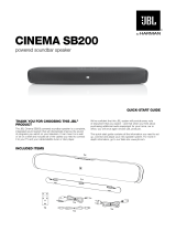 Harman JBL CINEMA SB200 Quick start guide