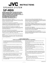 JVC SP-MD9 User manual