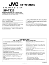 JVC SP-T325 User manual