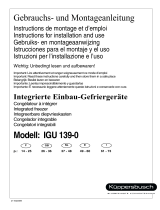 Küppersbusch IGU139-0 User manual