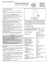 Kathrein CAS 75 Owner's manual