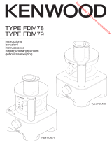 Kenwood MULTIPRO CLASSIC FDM791 Owner's manual