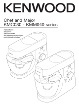 Kenwood KMM040 Major Titanium met Timer Owner's manual