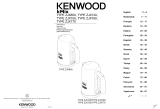 Kenwood ZJX650BK Owner's manual