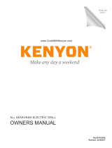 Kenyon Grills B70050 User manual
