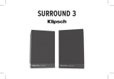 Klipsch SURROUND 3 SPEAKERS Owner's manual