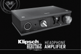 Klipsch Heritage Headphone Amplifier Owner's manual