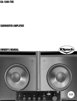 Klipsch KA-1000-THX User manual