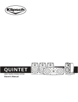 Klipsch Quintet Owner's manual