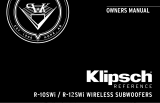 Klipsch R-12SWi Certified Factory Refurbished User manual