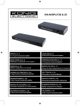 Konig Electronic KN-AVSPLIT25 Owner's manual