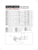 König ANT-UHF70-KN User manual