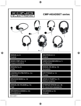 Konig Electronic CMP-HEADSET100 Owner's manual