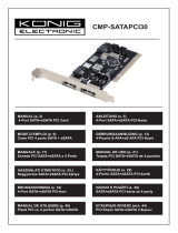 Konig Electronic CMP-SATAPCI30 User manual