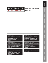 Konig Electronic CMP-SPLITVGA10 Owner's manual