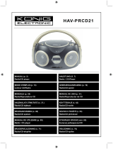König HAV-PRCD21 Owner's manual