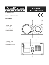 König HAV-TR13 Owner's manual