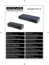 König KN-AVSPLIT10 User manual