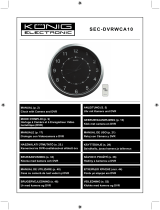 König SEC-DVRWCA10 Owner's manual