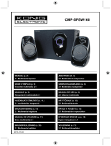 König Speaker Set 2.1 Specification