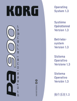 Korg Pa900 User guide