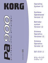 Korg Pa900 User guide