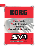 Korg SV-1 Black User guide