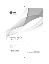 LG 39LB570V Owner's manual