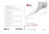 LG LGC550.ASWSSV User manual