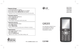 LG GM205 User manual