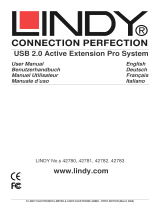 Lindy USB 2.0 Active Extension Pro Hub, 8m User manual