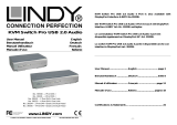 Lindy 2 Port Dual Head Dual Link DVI-I KVM Switch Pro User manual