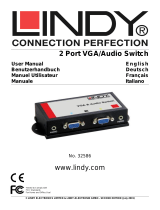 Lindy 2 Port VGA & Audio Switch User manual