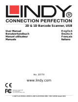 Lindy 2D & 1D Barcode Scanner, USB User manual