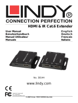 Lindy 50m Cat.6 HDMI & IR Extender User manual