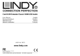 Lindy 50m Cat.6 HDMI & USB KVM Extender User manual