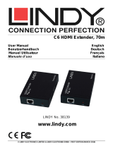 Lindy 70m C6 HDBaseT HDMI & IR Extender User manual