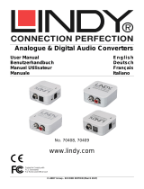 Lindy Analogue Stereo to SPDIF Digital Audio Converter User manual