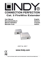 Lindy CAT5 FireWire Extender (Up to 75m) User manual
