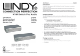Lindy KVM Switch PRO Audio - 2 Port VGA & PS/2 User manual