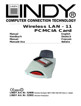 Lindy Wireless LAN - 11 PCMCIA Card User manual