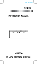 Logic3 MIU050 User manual