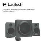 Logitech Z333 User manual