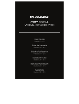 M-Audio AIR 192|4 Vocal Studio Pro User manual