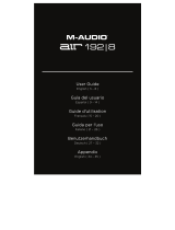 M-Audio AIR 192|8 User manual