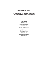 M-Audio M-Audio Vocal Studio User guide