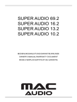 MAC Audio Super Audio 13.2 Owner's manual